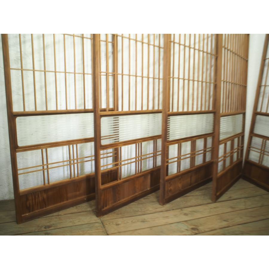 タQ0669◇【H177cm×W89,5(87,5)cm】×5枚◇レトロな味わいの古い木枠