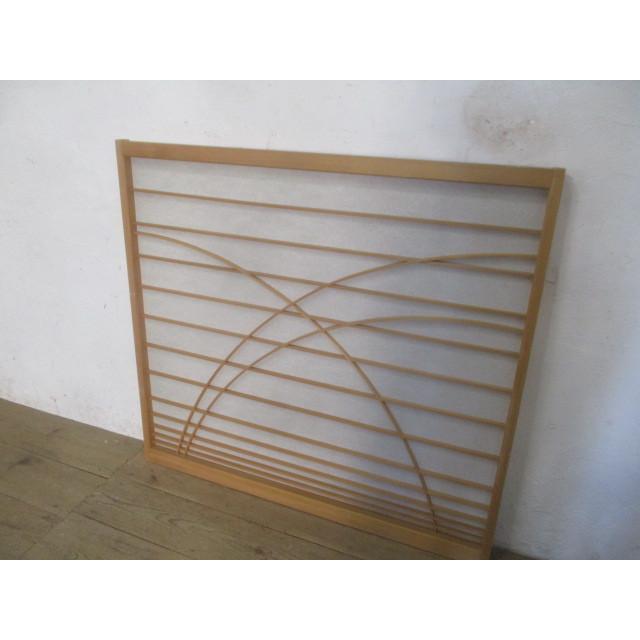 特別訳あり特価】 タQ932 貴重なデザインの状態の良い障子戸 建具