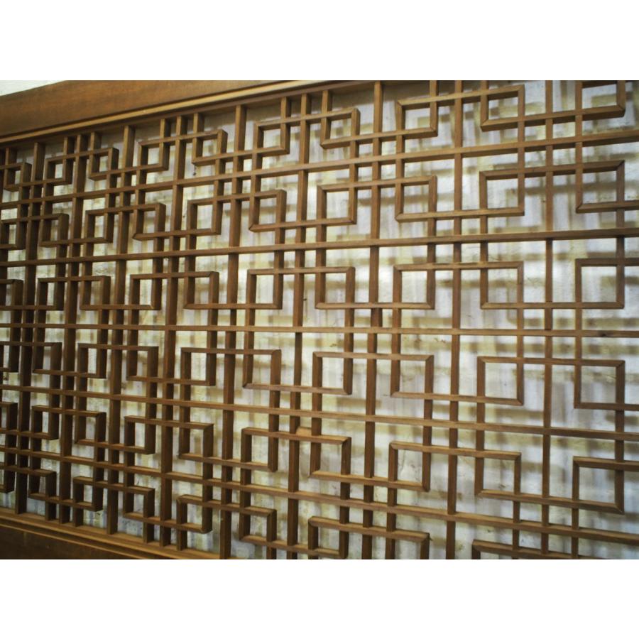 タR0252◇(2)【H62cm×W217cm】◇アンティーク◇素敵な組子細工のレトロ