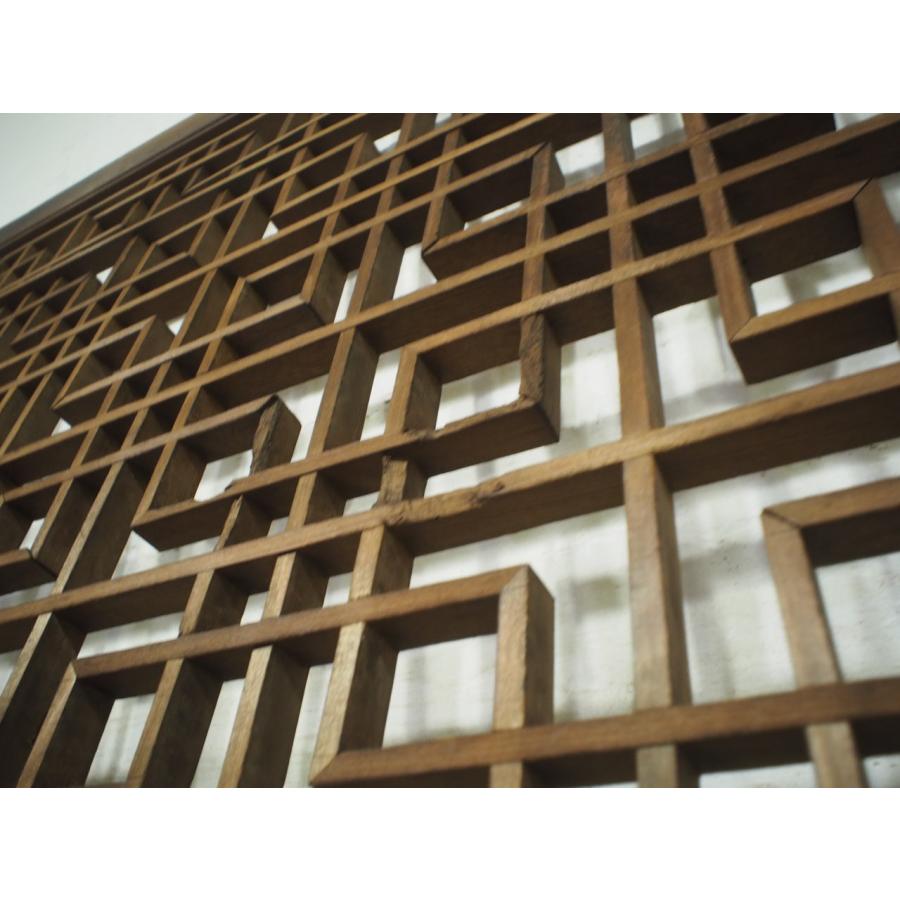 タR0252◇(2)【H62cm×W217cm】◇アンティーク◇素敵な組子細工のレトロ