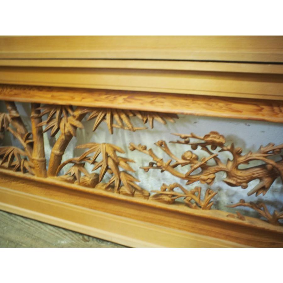 タR0253◇【H42,7cm×W169,5cm】×2枚◇厚み5cm◇分厚い木彫り