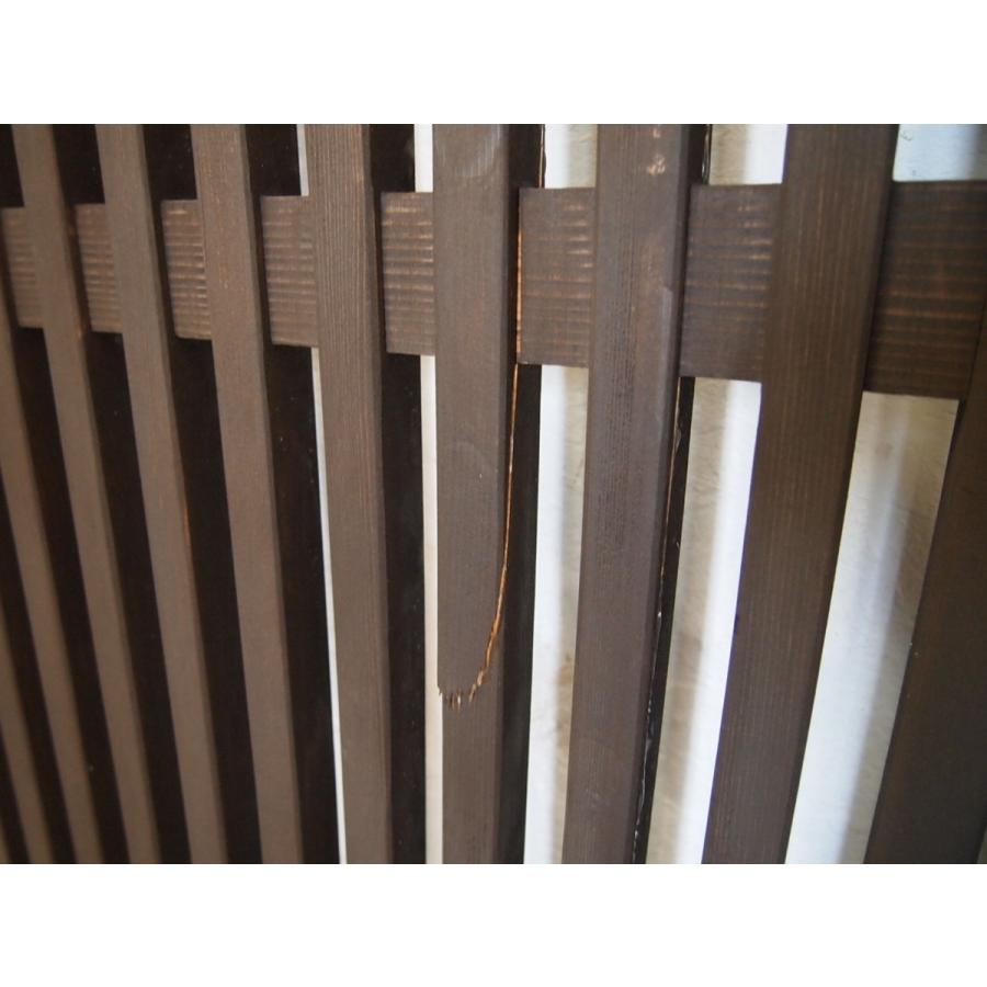旧家 建具 アンティーク 木枠　古民家 Amazon.co.jp: タE0412【H113,5cm×W65cm】×2枚アンティーク格子