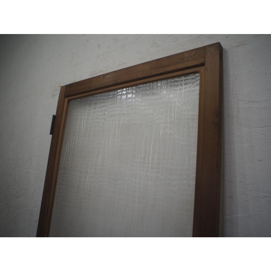 少し大きな古いガラス扉＊レトロ＊古道具 タD0932◇(2)【H176,5cm×W90cm】×2枚◇レトロな味わいの古い木製ガラス