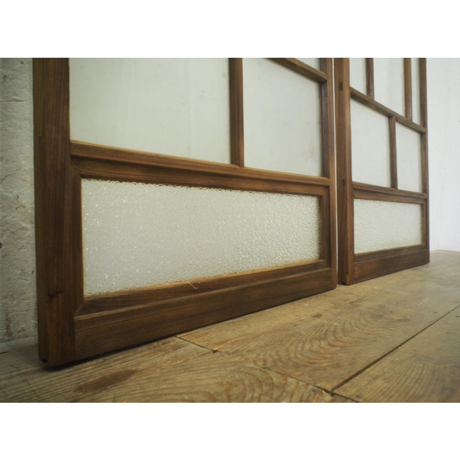 タR0545◇【H138cm×W67cm】×2枚◇アンティーク◇大正浪漫の古い木枠