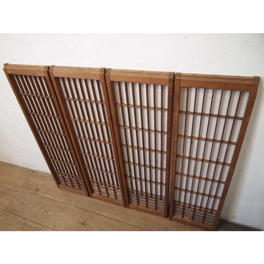 タR579◇【H103cm×W28,5cm】×4枚◇レトロな味わいの古い障子戸◇建具