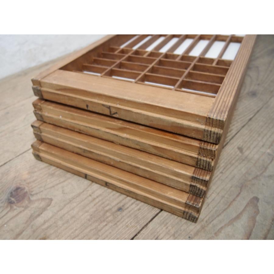 タR579◇【H103cm×W28,5cm】×4枚◇レトロな味わいの古い障子戸◇建具