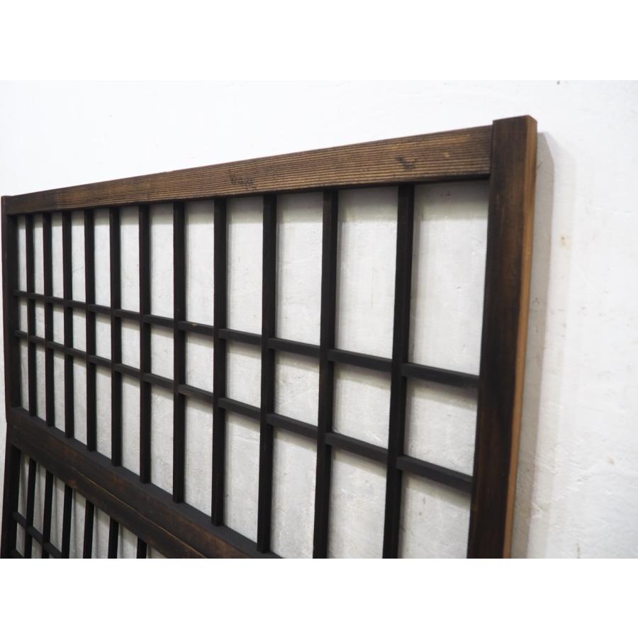 和室欄間　らんま　2枚　昭和 楽天市場】▽現状販売▽ 和製アンティーク 昭和中期 アンティーク建具