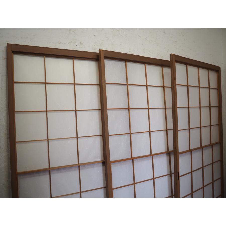 タS0438◇【H177cm×W89,5cm】×4枚◇状態の良いシンプルな雪見 タS0438◇【H177cm×W89,5cm】×4枚◇状態の良いシンプルな雪見