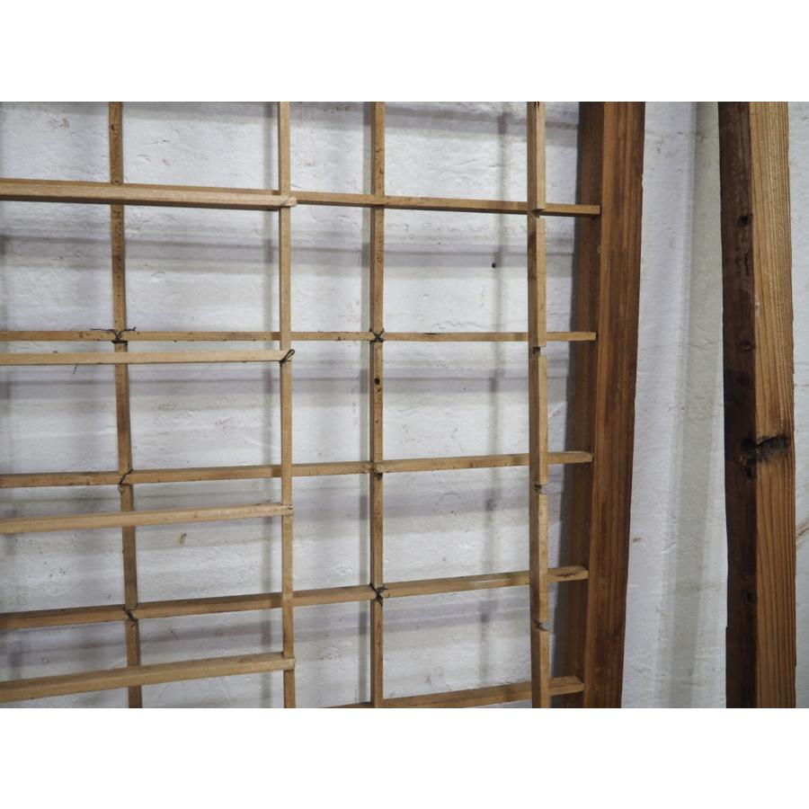 レトロ 木製 引き戸 障子戸 建具 4枚 タS0696◇【H177(176,5)cm×W90,5cm】×4枚◇難有◇レトロな味わいの古い