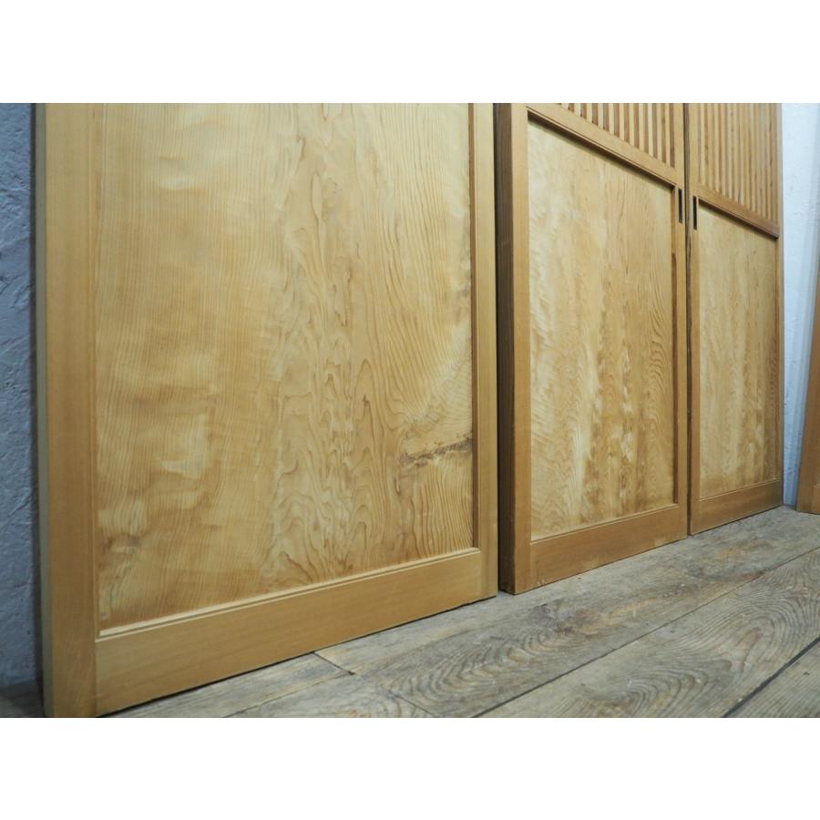 タT0137◇(2)【H180cm×W67,5cm】×4枚◇木味の良い大きい木製引き戸 
