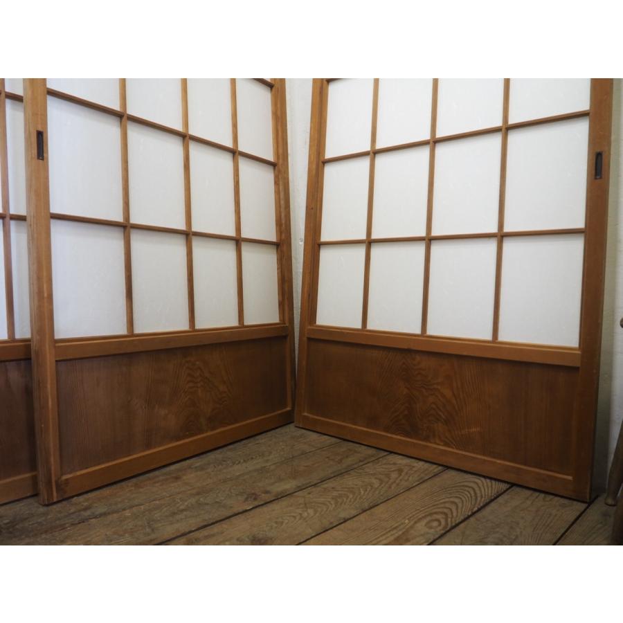 タT0236◇(1)【H176cm×W90,5cm】×4枚◇レトロな味わいの古い障子