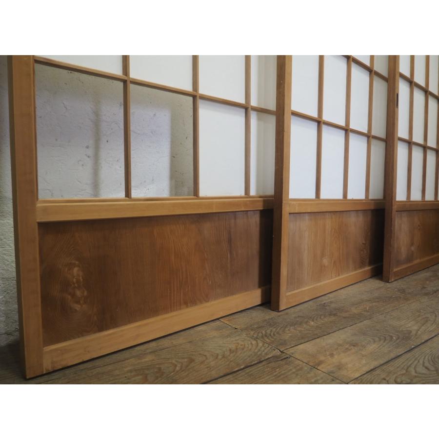 タT0237◇(2)【H176cm×W90,5cm】×4枚◇レトロな味わいの古い障子戸◇古