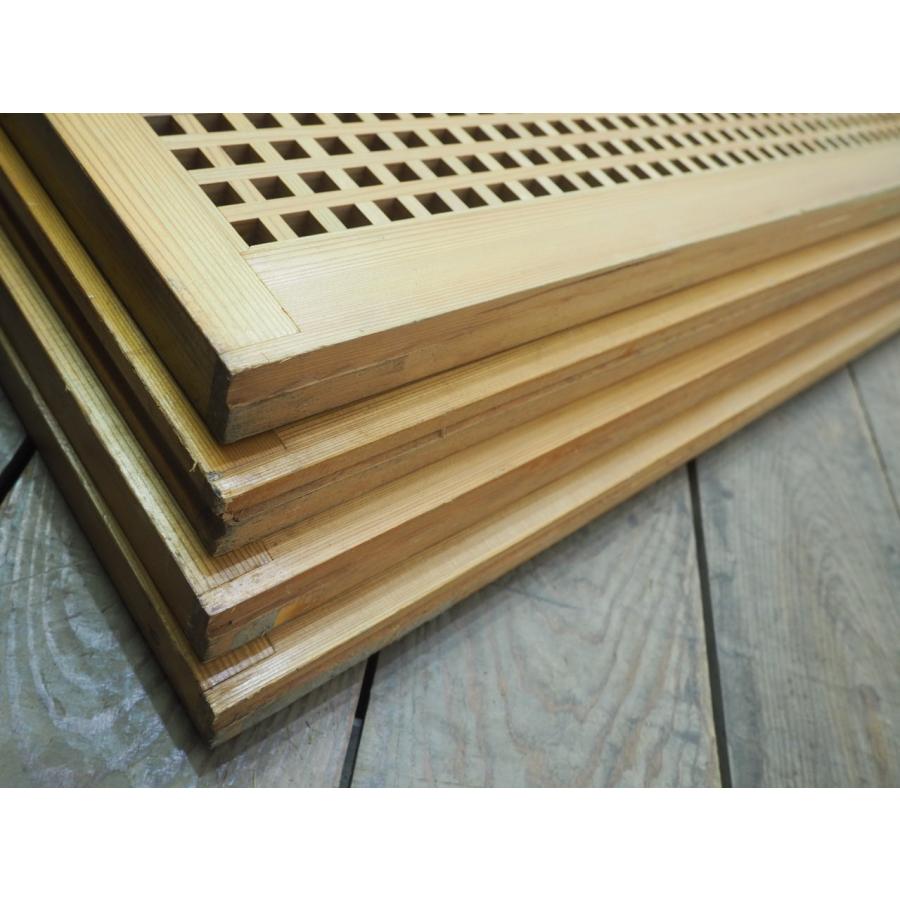 タT0379◇【H177cm×W89,5(86,5)cm】×4枚◇レトロな味わいの古い簾戸