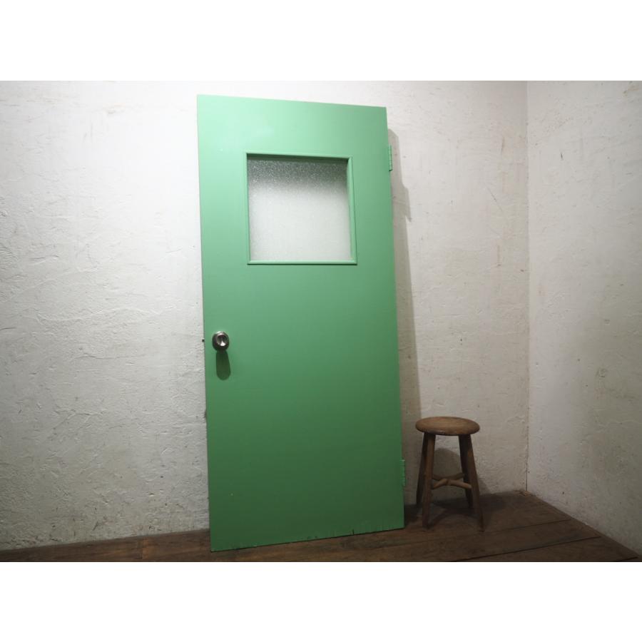 【中古】木製室内ドア1枚 タT0877◇(2)【H180cm×W80,5cm】◇ビンテージ◇可愛いペンキの大きい