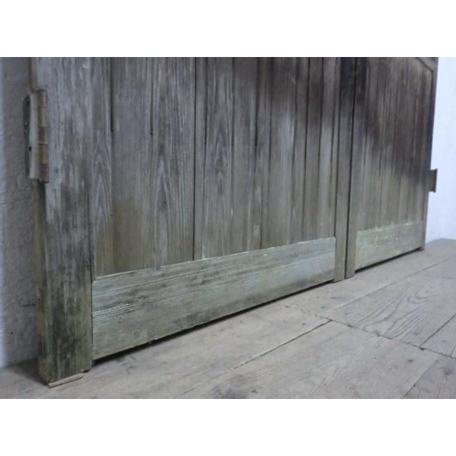 タT160◇H181cm×W85(86)cm】×2枚◇アンティーク◇観音開きの大きな古い 