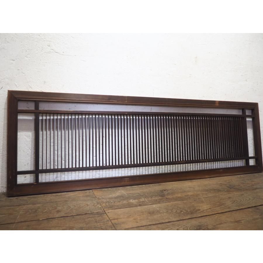 タU0352◇◇組子細工の古い木製欄間◇建具 らんま 明り取り古民家 建材