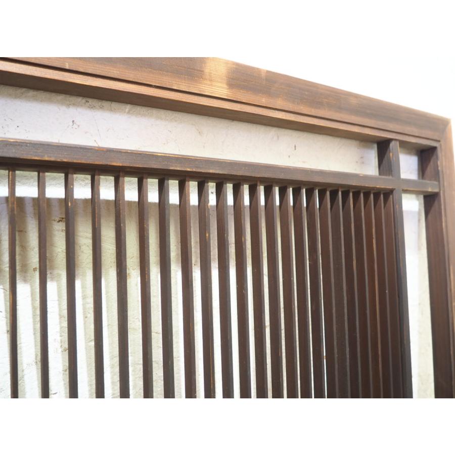 タU0352◇◇組子細工の古い木製欄間◇建具 らんま 明り取り古民家 建材