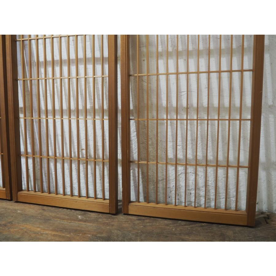 タU0530◇5枚セット◇シンプルなデザインの書院戸◇古建具 引き戸 障子