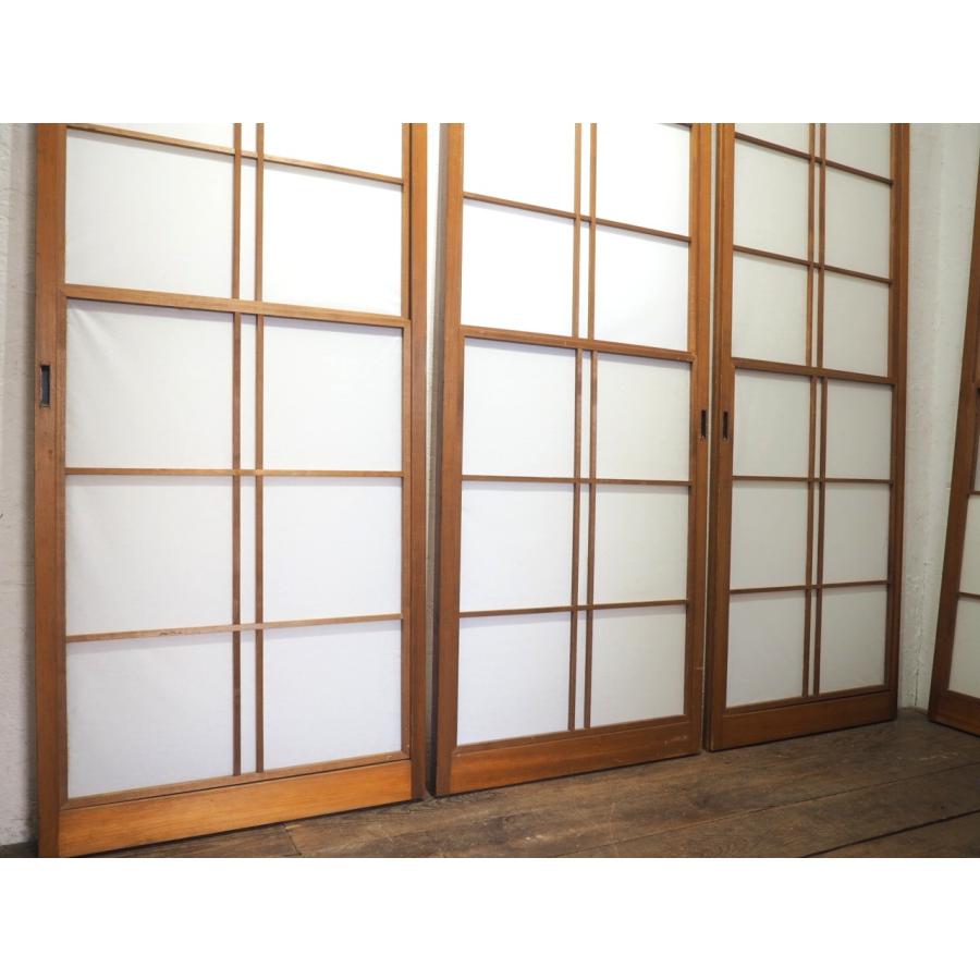 タU0699◇【H177cm×W66cm】×4枚◇シンプルなデザインのレトロな雪見