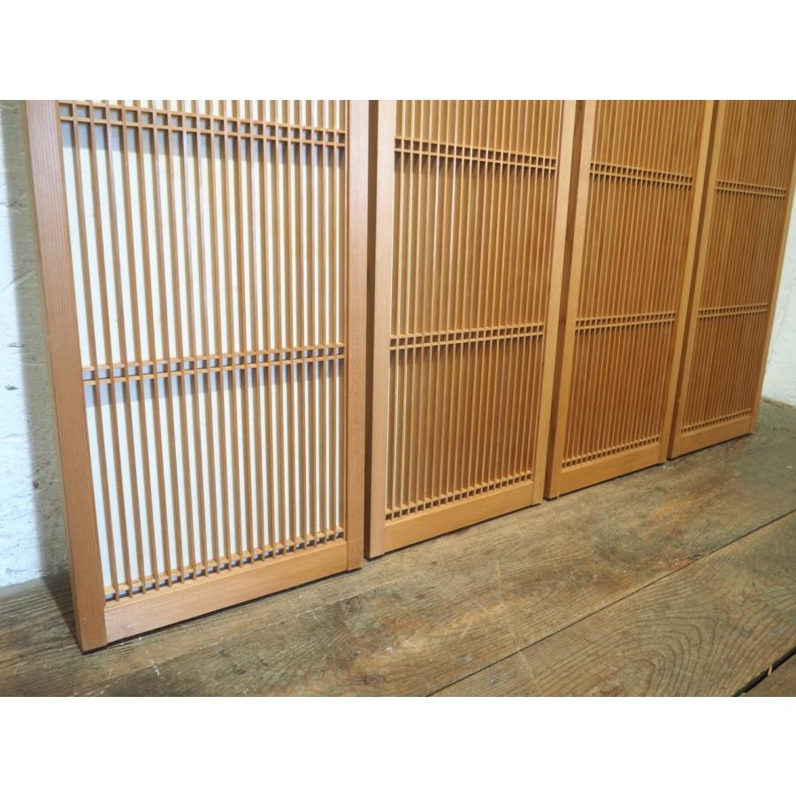 タU0999◇5枚セット◇ガラス入り◇シンプルな組子細工の書院戸◇建具