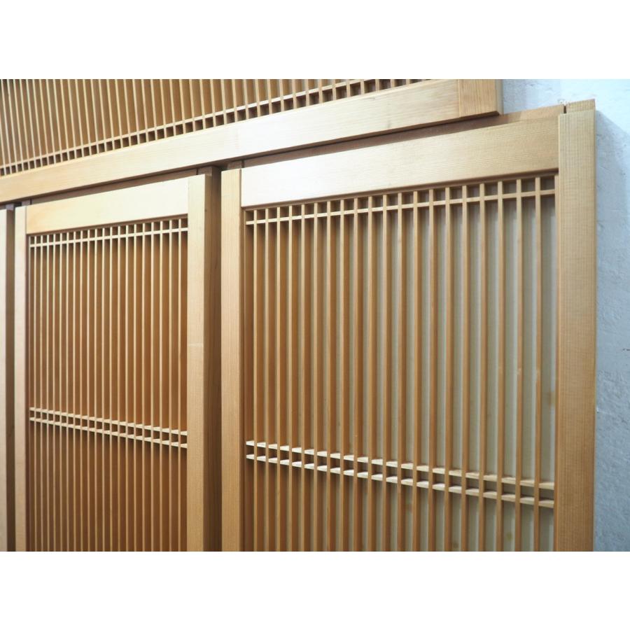 タU0999◇5枚セット◇ガラス入り◇シンプルな組子細工の書院戸◇建具
