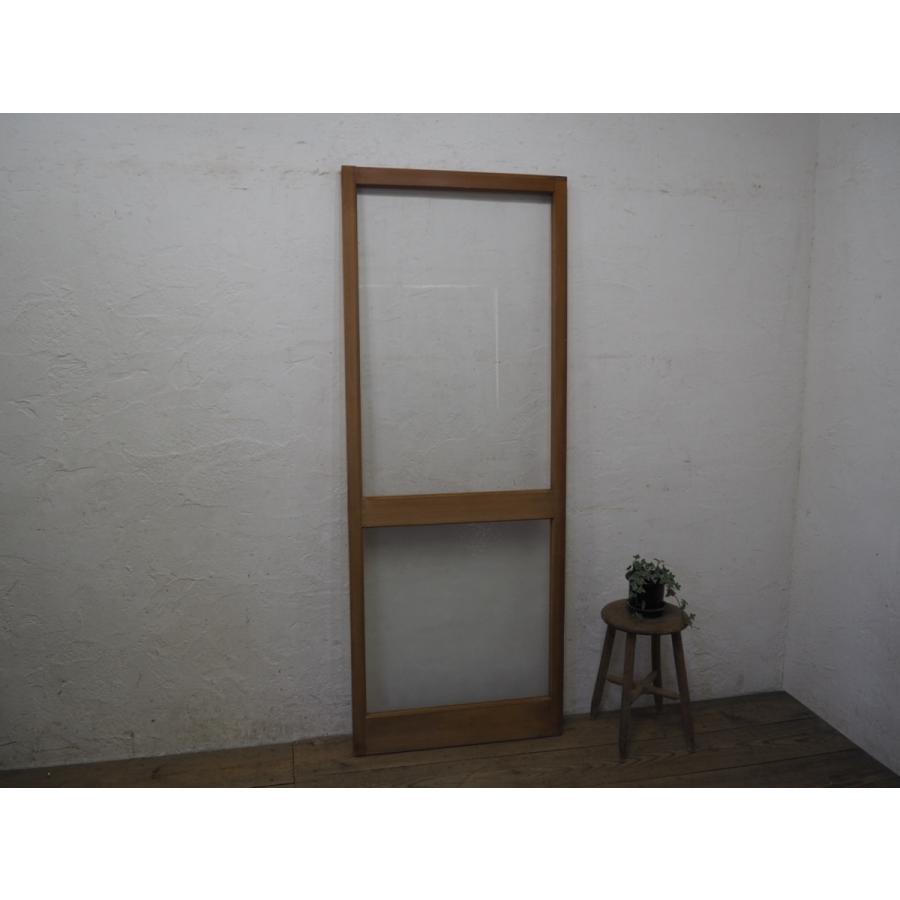 タU629◇【H176,5cm×W68cm】◇レトロな味わいの古い木製ガラス戸◇建具