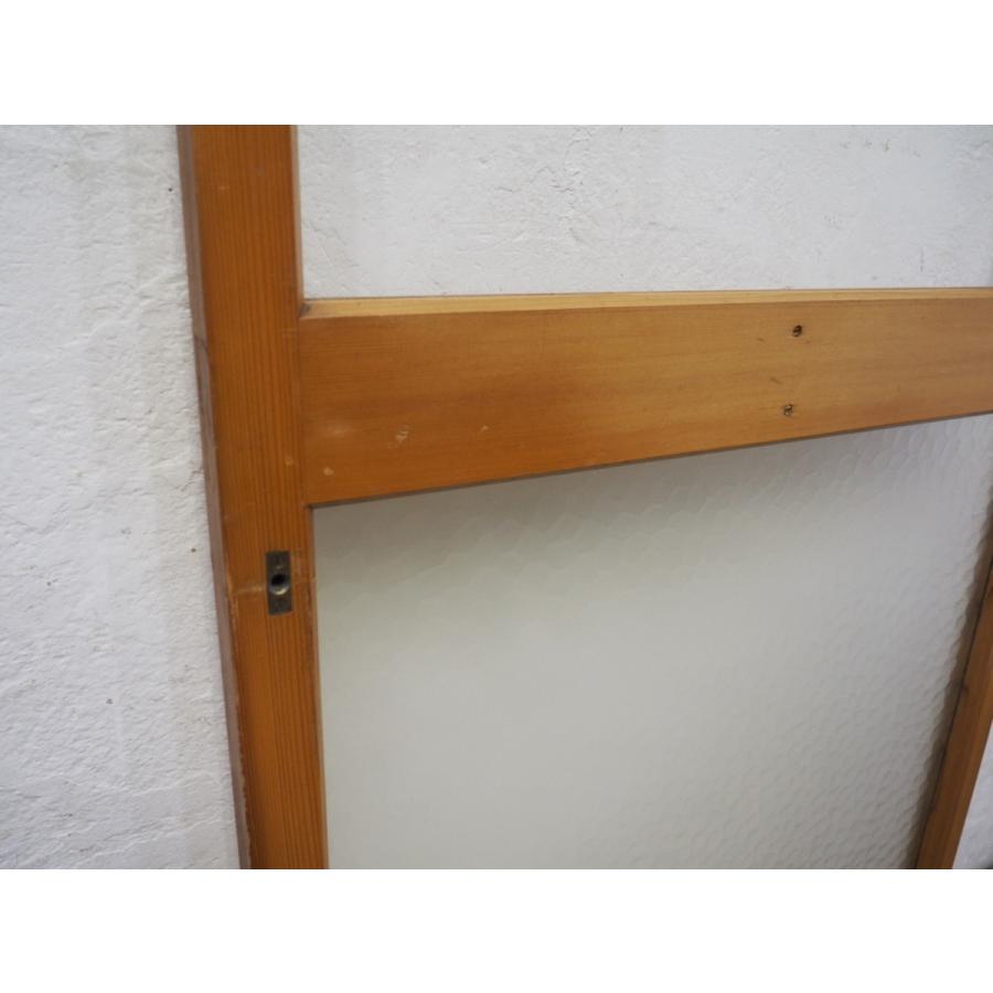 タU629◇【H176,5cm×W68cm】◇レトロな味わいの古い木製ガラス戸◇建具