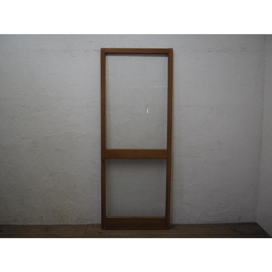 タU629◇【H176,5cm×W68cm】◇レトロな味わいの古い木製ガラス戸◇建具 
