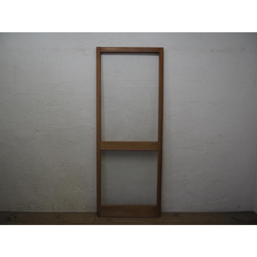 タU629◇【H176,5cm×W68cm】◇レトロな味わいの古い木製ガラス戸◇建具