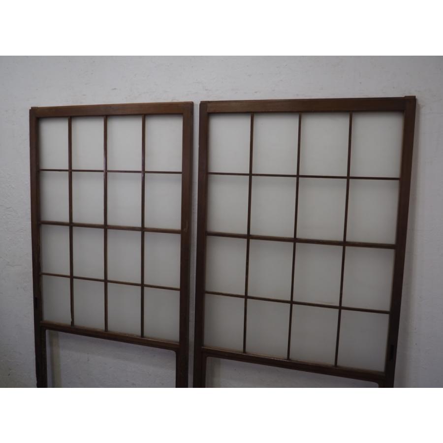 タU894◇【H176cm×W88cm】×2枚◇昭和レトロな味わいの古い木枠