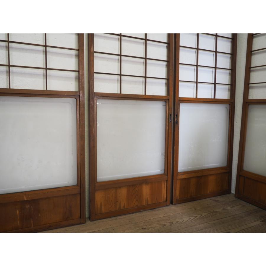 信頼も厚い タU959◇(2)【H176cm×W67,5cm】×5枚◇ガラス入りのレトロな障子 建具