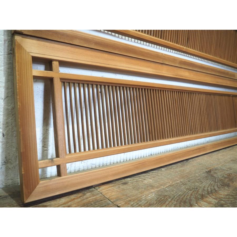 タV0492◇(2)【H35,5cm×W171cm】×2枚◇レトロな味わいの古い欄間◇建具