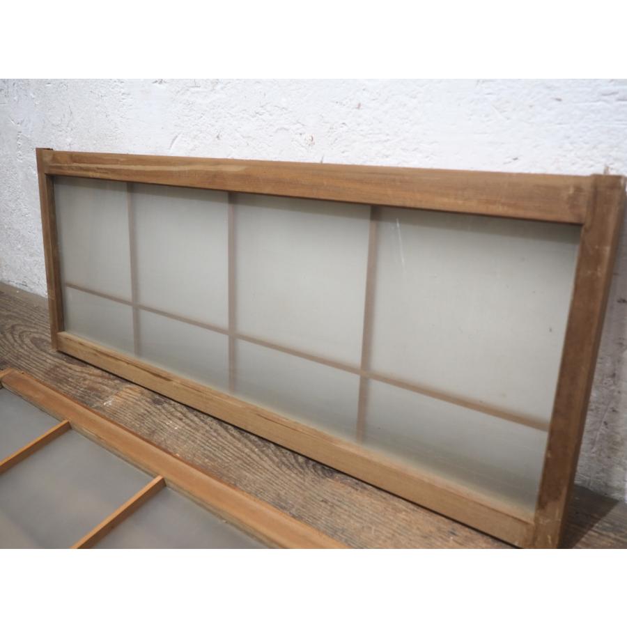 ユV0598◇【H35cm×W87cm】×4枚◇昭和レトロ◇横長サイズの古い木枠