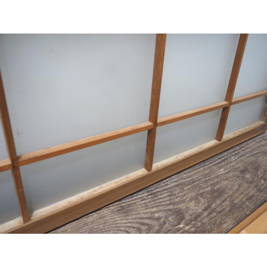 ユV0598◇【H35cm×W87cm】×4枚◇昭和レトロ◇横長サイズの古い木枠