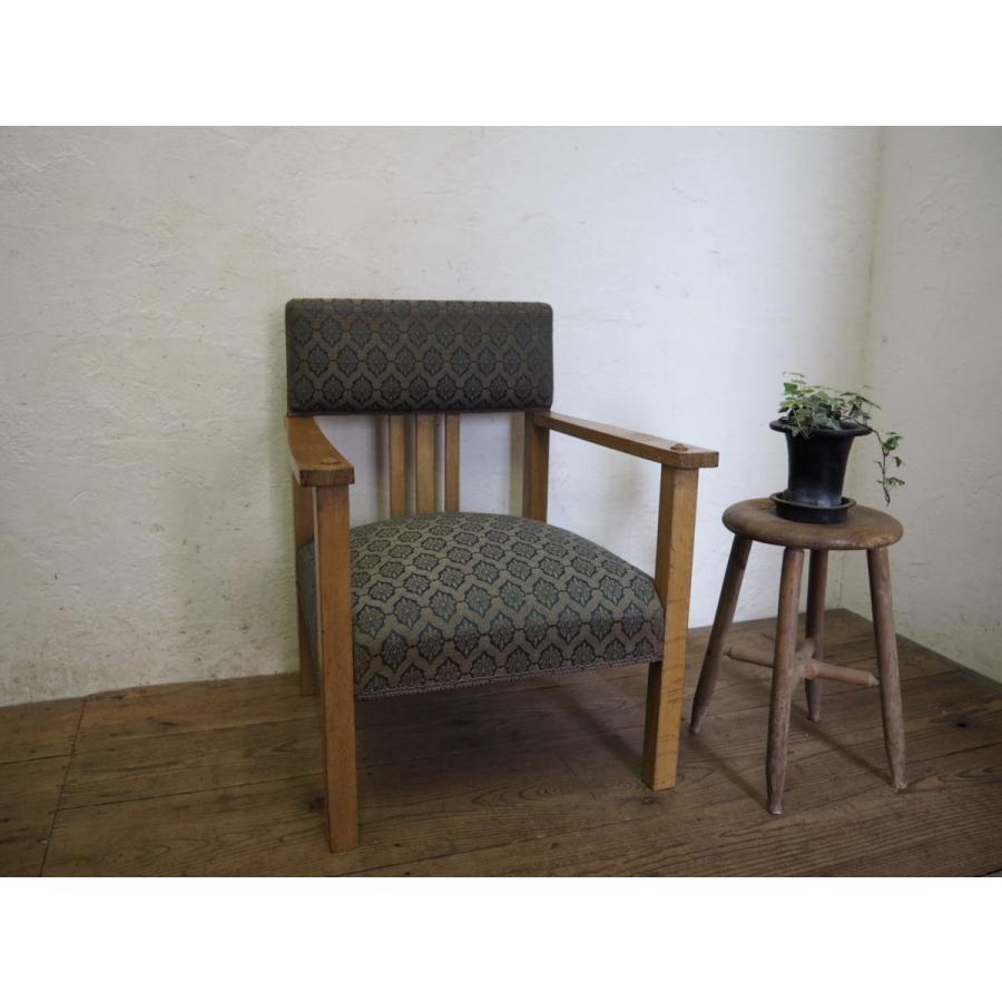 タV623◇(1)アンティーク◇しっかりとした古い木製アームチェア◇椅子