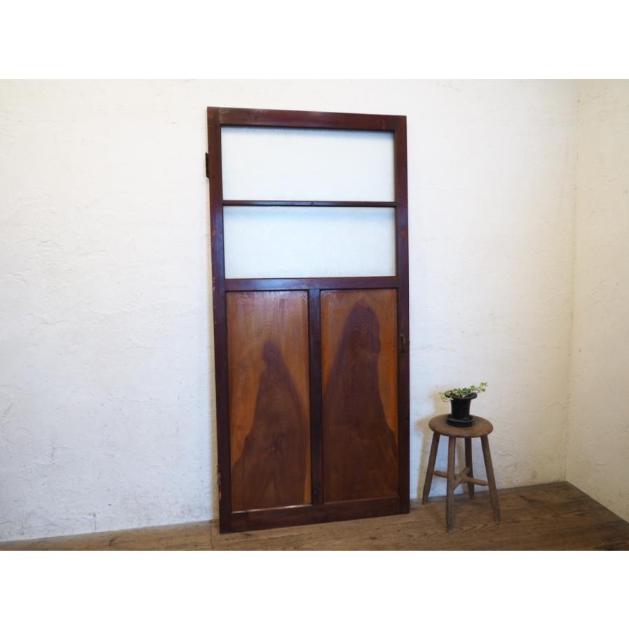 高い素材 タw0309 H175 5cm W84 5cm アンティーク レトロな洋館の古い木製ドア 建具ガラス戸門扉古民家再生町屋カフェ古家具店舗什器l下 Coopsangregorio Com Ec