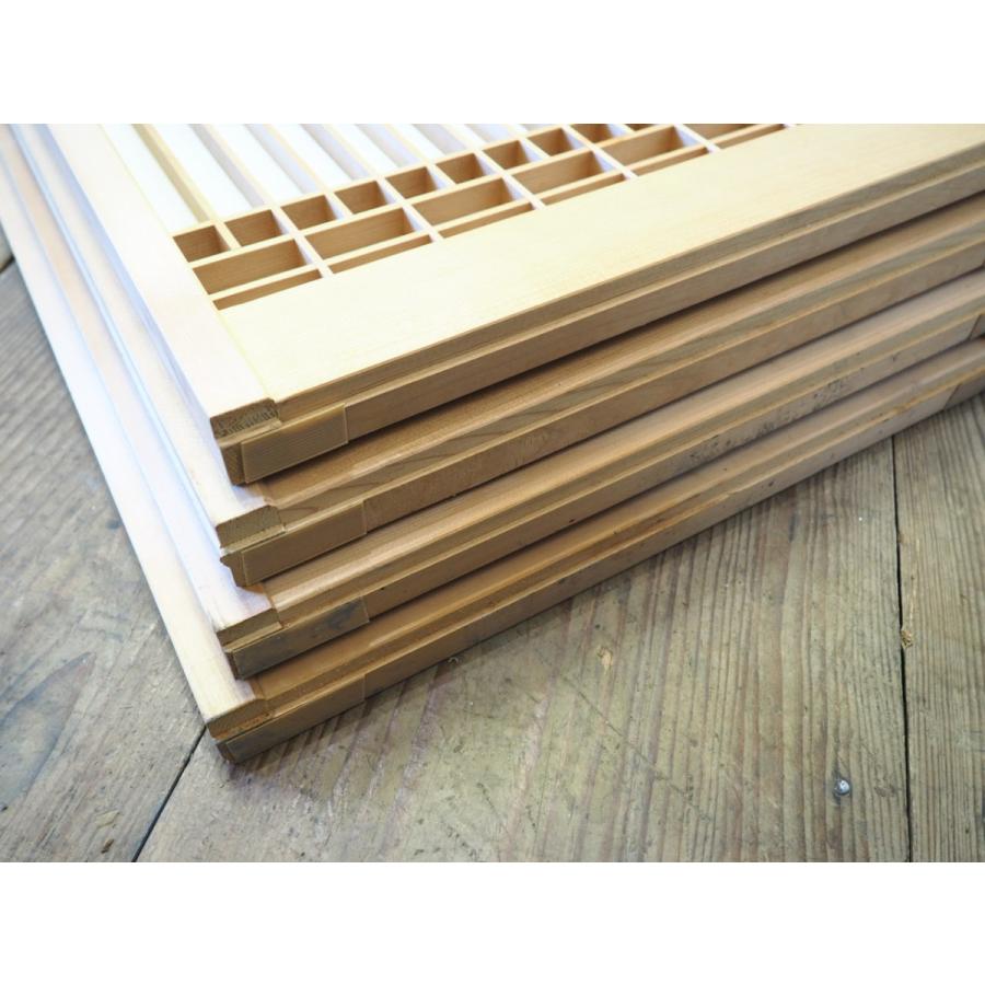 タW0340◇5枚セット◇組子細工のレトロな書院戸◇建具 引き戸 タW0340◇5枚セット◇組子細工のレトロな書院戸◇建具 引き戸