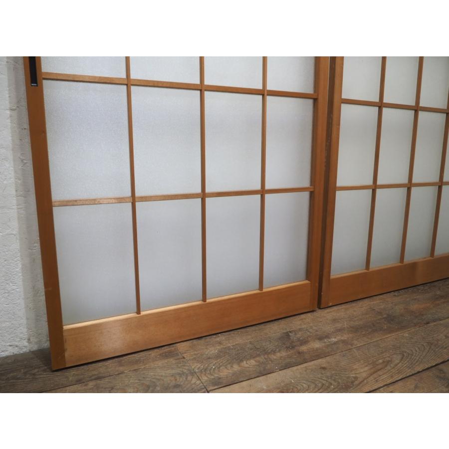 タW1234◇(4)【H176cm×W92cm】×2枚◇昭和レトロな味わいの古い木枠