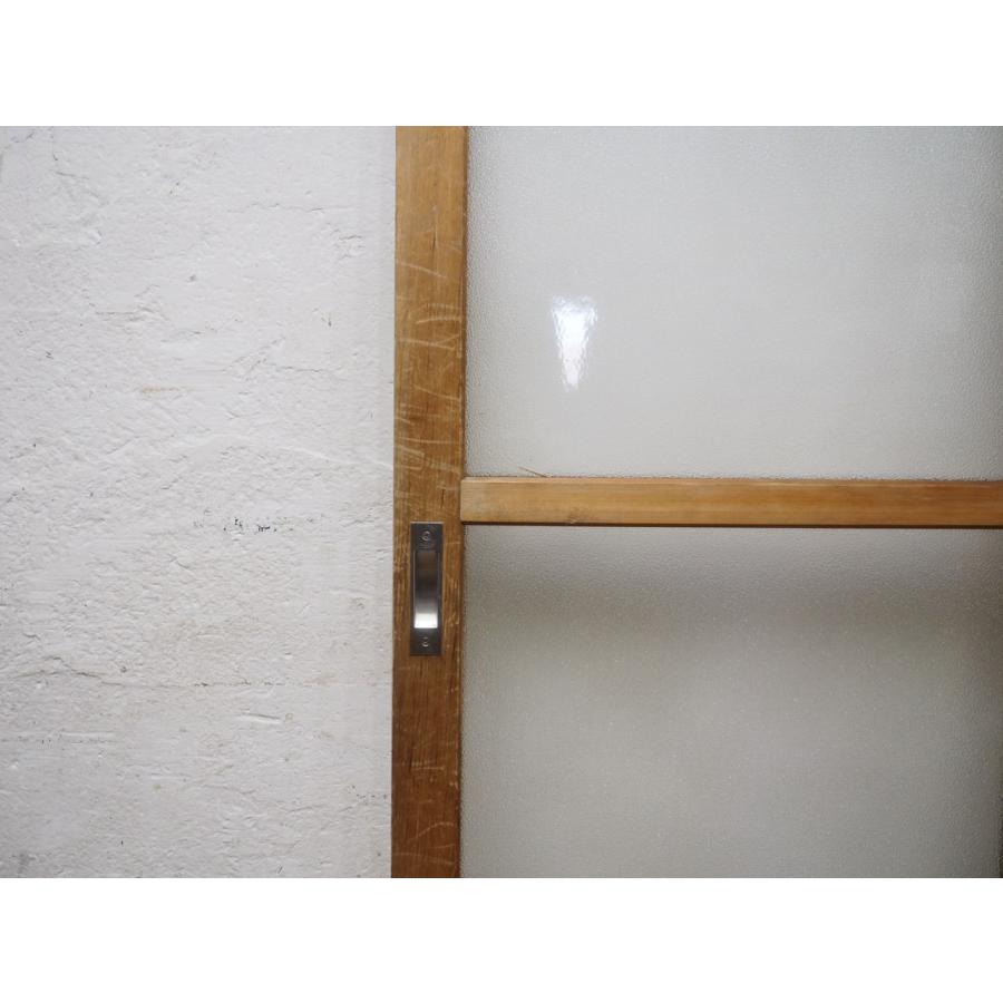タW1238◇【H176cm×W90,5cm】◇ レトロな古い木枠引き戸◇建具 ガラス