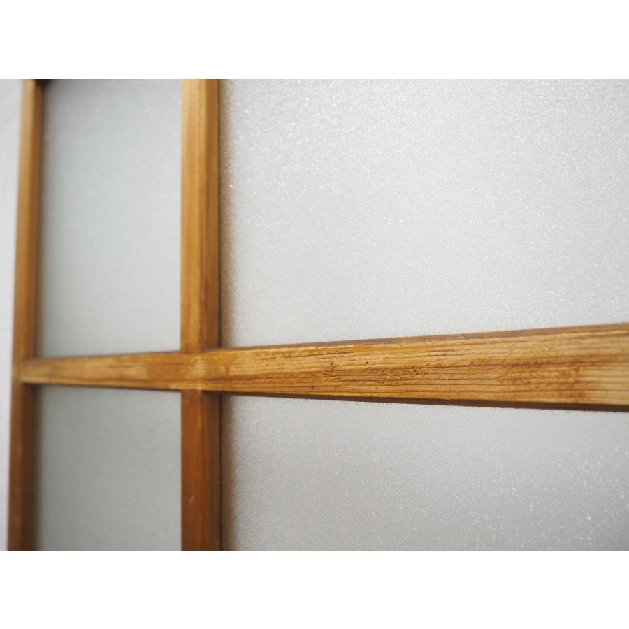 タW1238◇【H176cm×W90,5cm】◇ レトロな古い木枠引き戸◇建具 ガラス