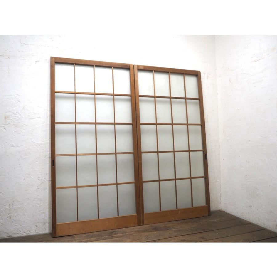 タW1332◇(2)【H176,4cm×W88cm】×2枚◇ビンテージ◇レトロな古い木枠
