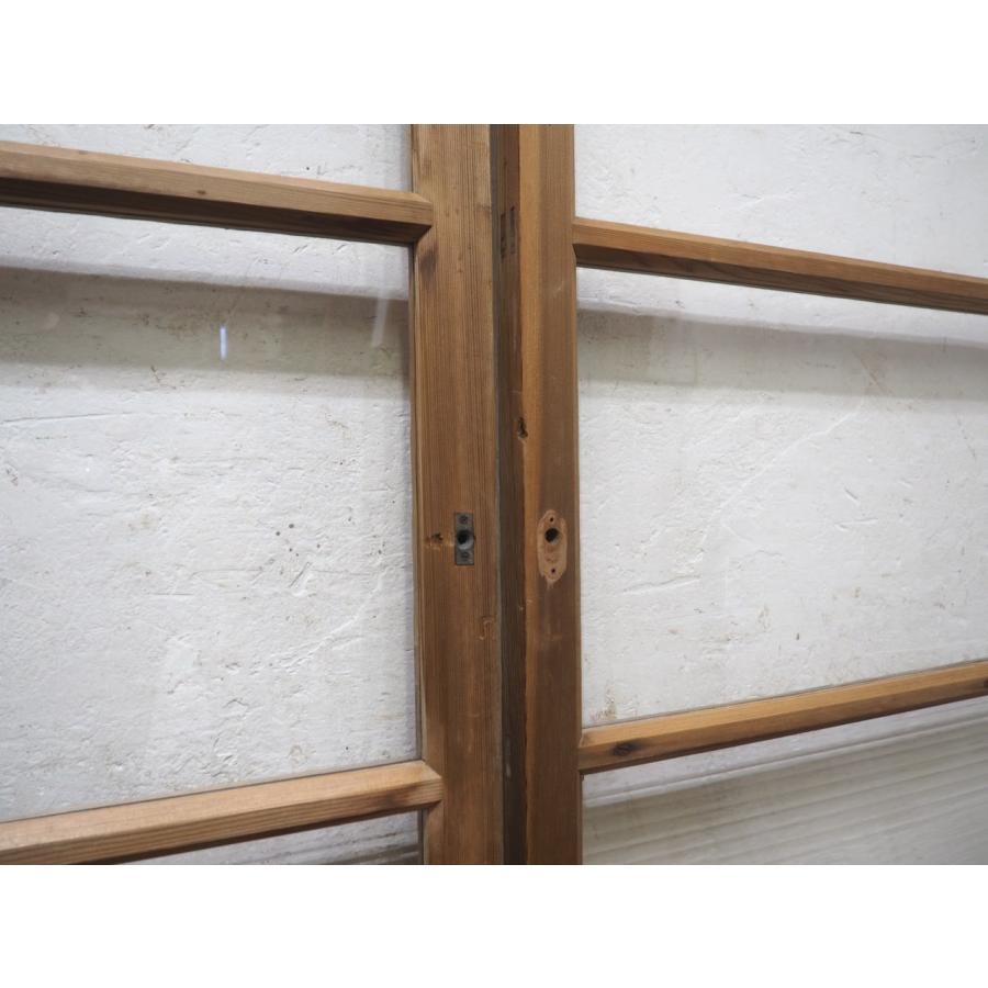 タW1464◇(2)【H183cm×W88cm】×2枚◇モールガラス入りの大きい木枠