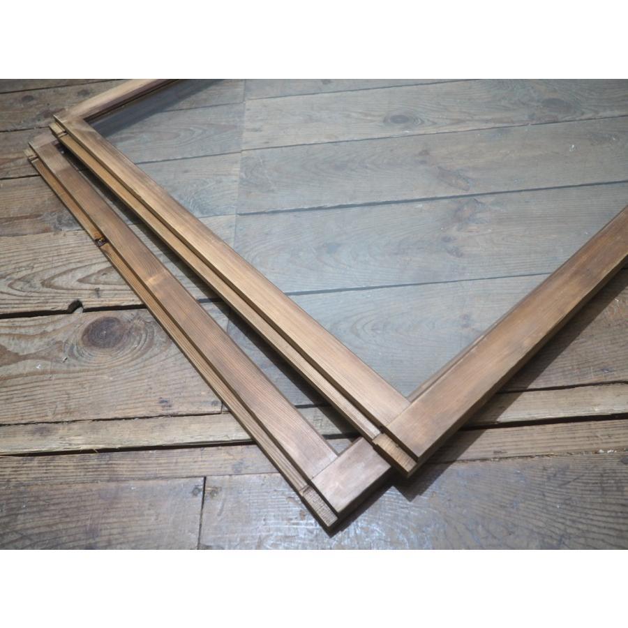 タW1804◇【H106,5cm×W90cm】×2枚◇ビンテージ◇レトロな古い木枠
