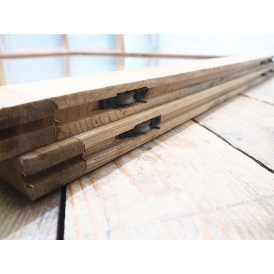 タW1804◇【H106,5cm×W90cm】×2枚◇ビンテージ◇レトロな古い木枠