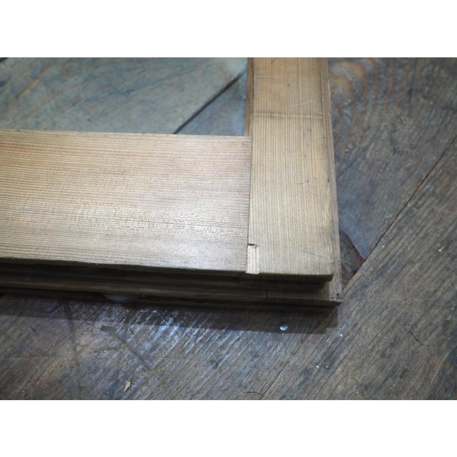 タW1804◇【H106,5cm×W90cm】×2枚◇ビンテージ◇レトロな古い木枠