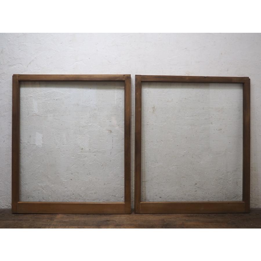 タW1804◇【H106,5cm×W90cm】×2枚◇ビンテージ◇レトロな古い木枠