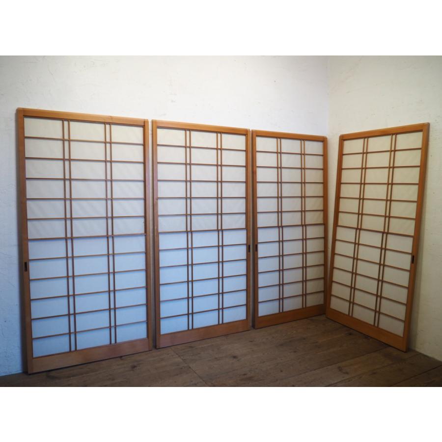 タX0148◇【H182,5cm×W90cm】×4枚◇素敵なデザインの大きな雪見障子戸