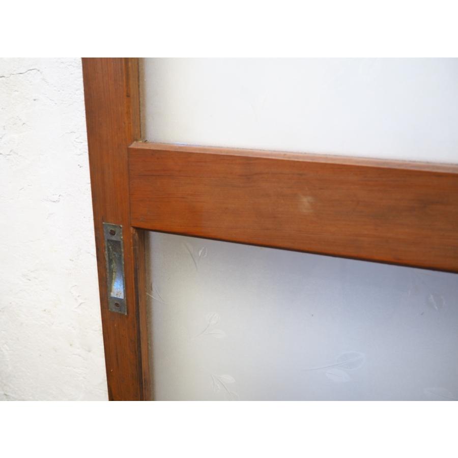 タX0299◇【H176,5cm×W88cm】×2枚◇素敵なデザインガラスの古い タX0299◇【H176,5cm×W88cm】×2枚◇素敵なデザインガラスの古い