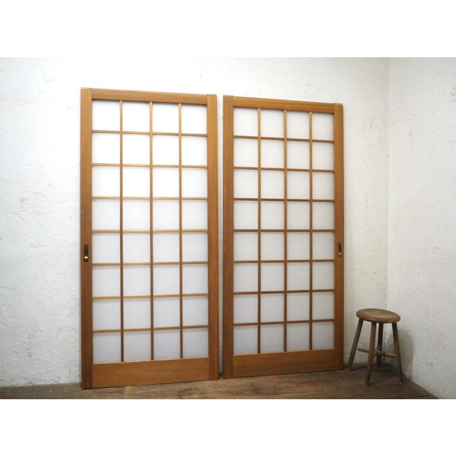 タX1659◇【H183,5cm×W84cm】×2枚◇アクリル入り◇格子デザインの