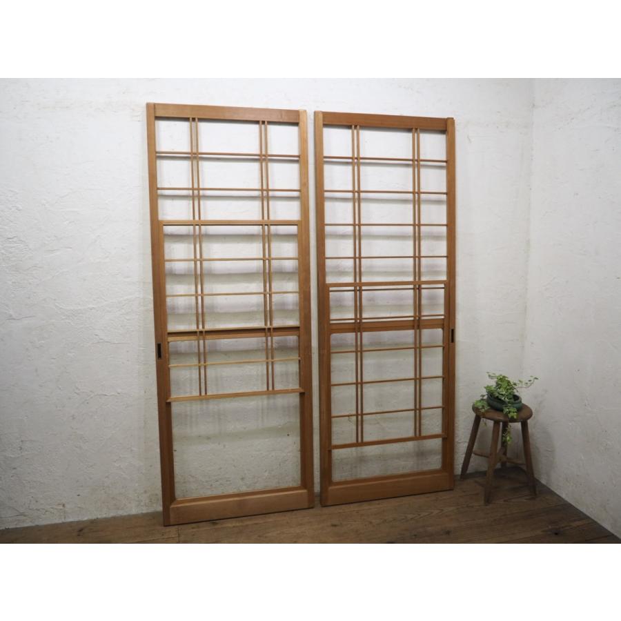 タy0196 H177cm W66 5cm 2枚 シンプルなデザインのレトロ